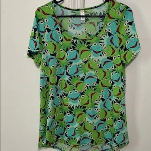 Lularoe classic T Kermit frog